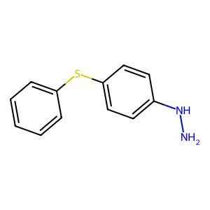 Hydrazine, (4-(phenylthio)phenyl)- structure