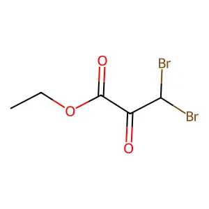 Ethyl 3,3-dibromo-2-oxopropanoate structure