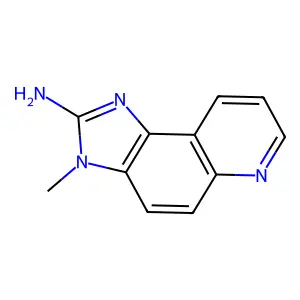 2-Amino-3-methylimidazo(4,5-f)quinoline structure