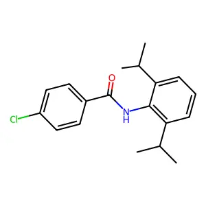 4-chloro-N-(2,6-diisopropylphenyl)benzamide structure