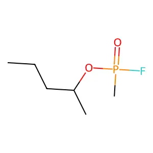 2-Pentyl methylphosphonofluoridate structure