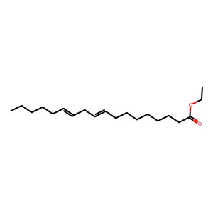 9,12-Octadecadienoic acid, ethyl ester structure