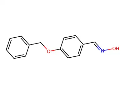 4-Benzyloxy-benzaldehyde oxime structure