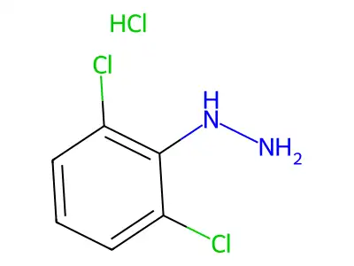(2,6-Dichlorophenyl)hydrazine monohydrochloride structure