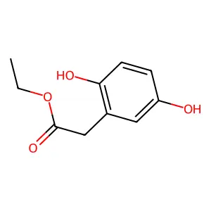Ethyl 2,5-Dihydroxyphenylacetate structure