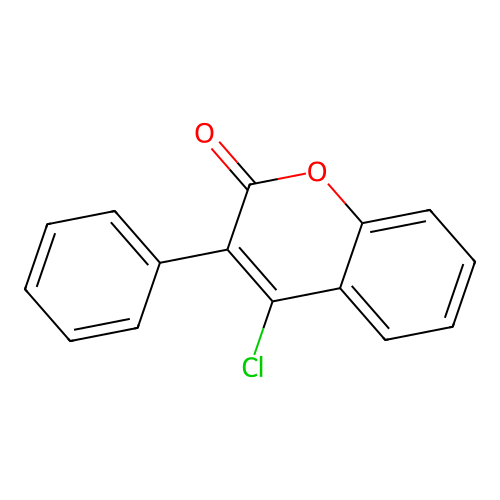 4-Chloro-3-phenylchromen-2-one structure