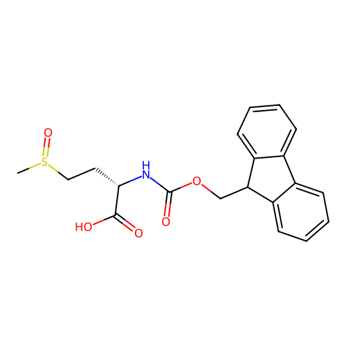 Fmoc-Met(O)-OH structure