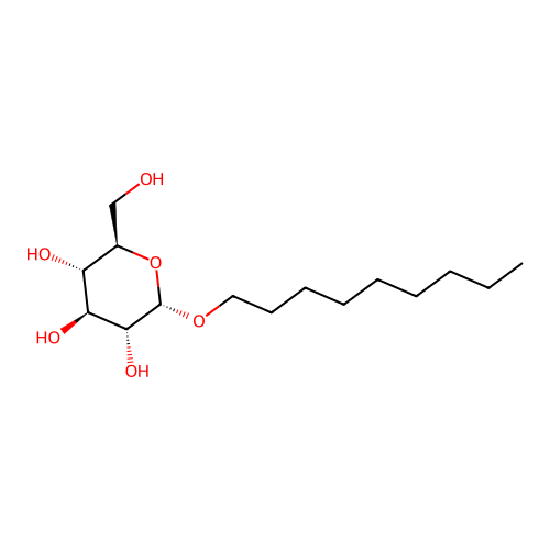 alpha-D-Glucopyranoside, nonyl structure