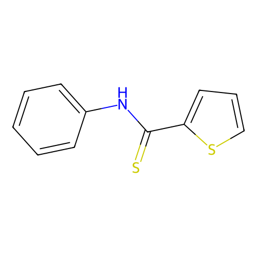 2-Thiophenecarbothioamide, N-phenyl- structure