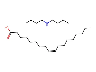 N-丁基丁-1-胺与十八碳-9-烯酸复合物 structure