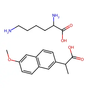 Naproxen Lysine structure