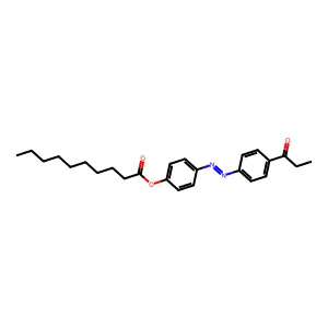 4-Propionyl-4'-n-decanoyloxyazobenzene structure