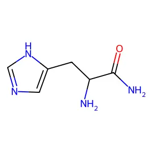 (R)-2-Amino-3-(1H-imidazol-4-yl)propanamide structure
