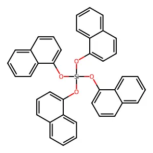 Tetranaphthalen-1-yl silicate structure