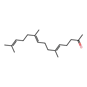 5,9,13-Pentadecatrien-2-one, 6,10,14-trimethyl- structure
