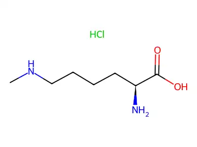 N-epsilon-Methyl-L-lysine hydrochloride structure