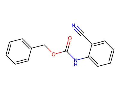 Benzyl N-(2-cyanophenyl)carbamate structure