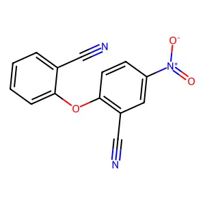 2-(2-Cyanophenoxy)-5-nitrobenzonitrile structure