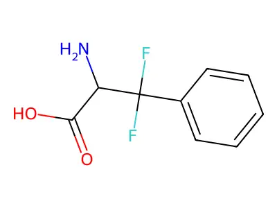 2-Amino-3,3-difluoro-3-phenylpropanoic acid structure