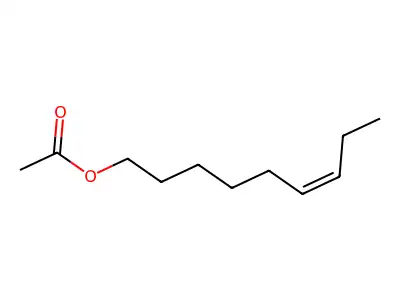 Non-6-enium acetate structure