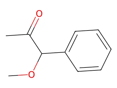 1-Methoxy-1-phenylpropan-2-one structure
