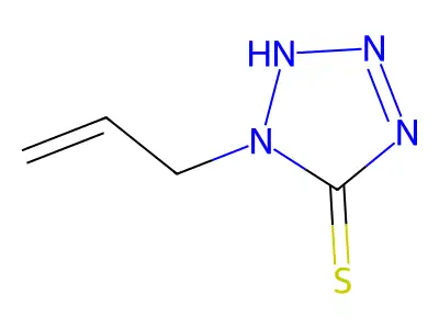 1,2-Dihydro-1-(2-propen-1-yl)-5H-tetrazole-5-thione structure