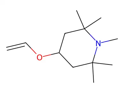 1,2,2,6,6-Pentamethyl-4-(vinyloxy)piperidine structure