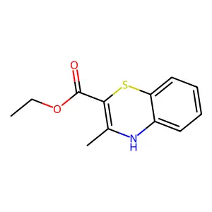 Ethyl 3-methyl-4H-1,4-benzothiazine-2-carboxylate structure