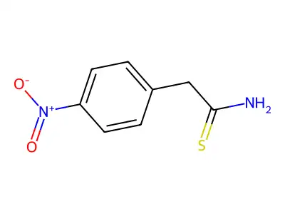 2-(4-Nitrophenyl)thioacetamide structure