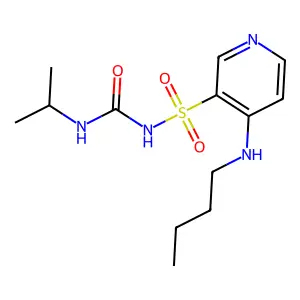 4-(Butylamino)-3-({[(isopropylamino)carbonyl]amino}sulfonyl)pyridine structure