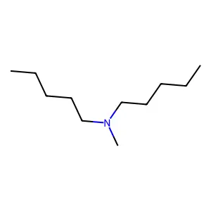 甲基二戊胺 structure