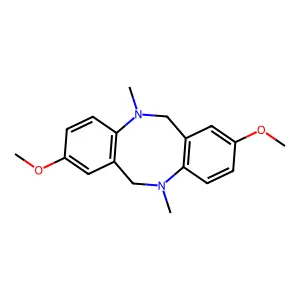 2,8-Dimethoxy-5,11-dimethyl-6,12-dihydrobenzo[c][1,5]benzodiazocine structure