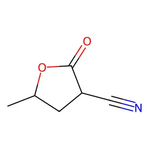 5-Methyl-2-oxotetrahydrofuran-3-carbonitrile structure