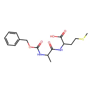 4-Methylsulfanyl-2-[2-(phenylmethoxycarbonylamino)propanoylamino]butanoic acid structure