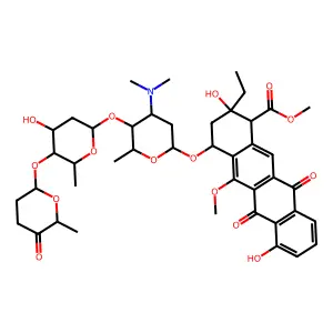 6-O-Methylaclacinomycin structure