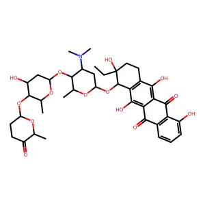 4''-Dehydrorhodomycin-Y structure