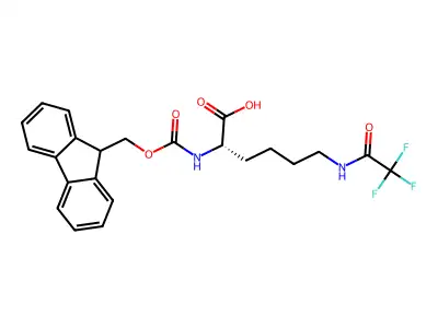 Fmoc-Lys(Tfa)-OH structure