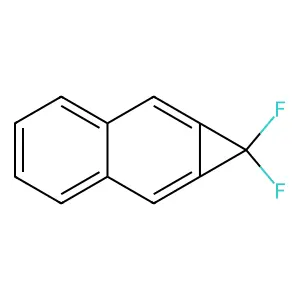 Cyclopropa(b)naphthalene, 1,1-difluoro- structure