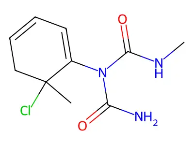 N-(6-Chloro-6-methylcyclohexa-1,3-dien-1-yl)-N-methyltriimidodicarbonic acid structure