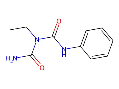 Imidodicarbonic diamide, N-ethyl-N'-phenyl- structure