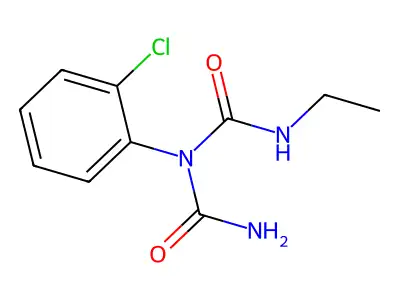 Imidodicarbonic diamide, N-(2-chlorophenyl)-N'-ethyl- structure