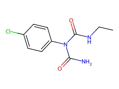 Imidodicarbonic diamide, N-(4-chlorophenyl)-N'-ethyl- structure