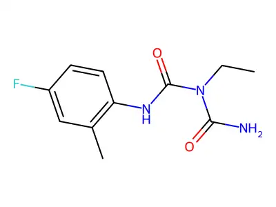 Imidodicarbonic diamide, N-ethyl-N'-(4-fluorophenyl)-2-methyl- structure