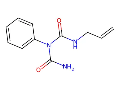 Imidodicarbonic diamide, N-phenyl-N'-2-propenyl- structure
