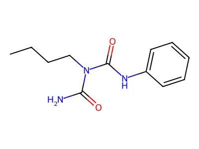 Imidodicarbonic diamide, N-butyl-N'-phenyl- structure