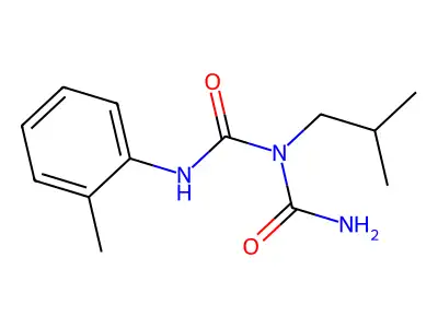 Imidodicarbonic diamide, 2-methyl-N-(2-methylpropyl)-N'-phenyl- structure