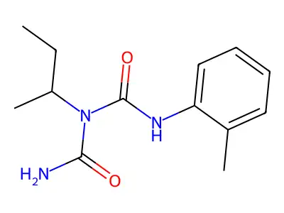 Imidodicarbonic diamide, 2-methyl-N-(1-methylpropyl)-N'-phenyl- structure