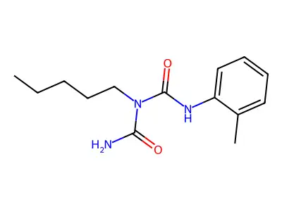 Imidodicarbonic diamide, 2-methyl-N-pentyl-N'-phenyl- structure