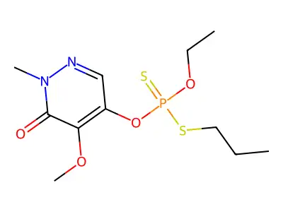 5- oxy-4-methoxy-2-methyl-pyridazin-3-one structure