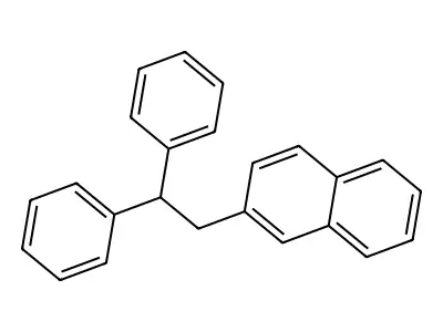 2-(2,2-Diphenylethenyl)naphthalene structure